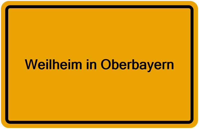 Handelsregisterauszug Weilheim in Oberbayern
